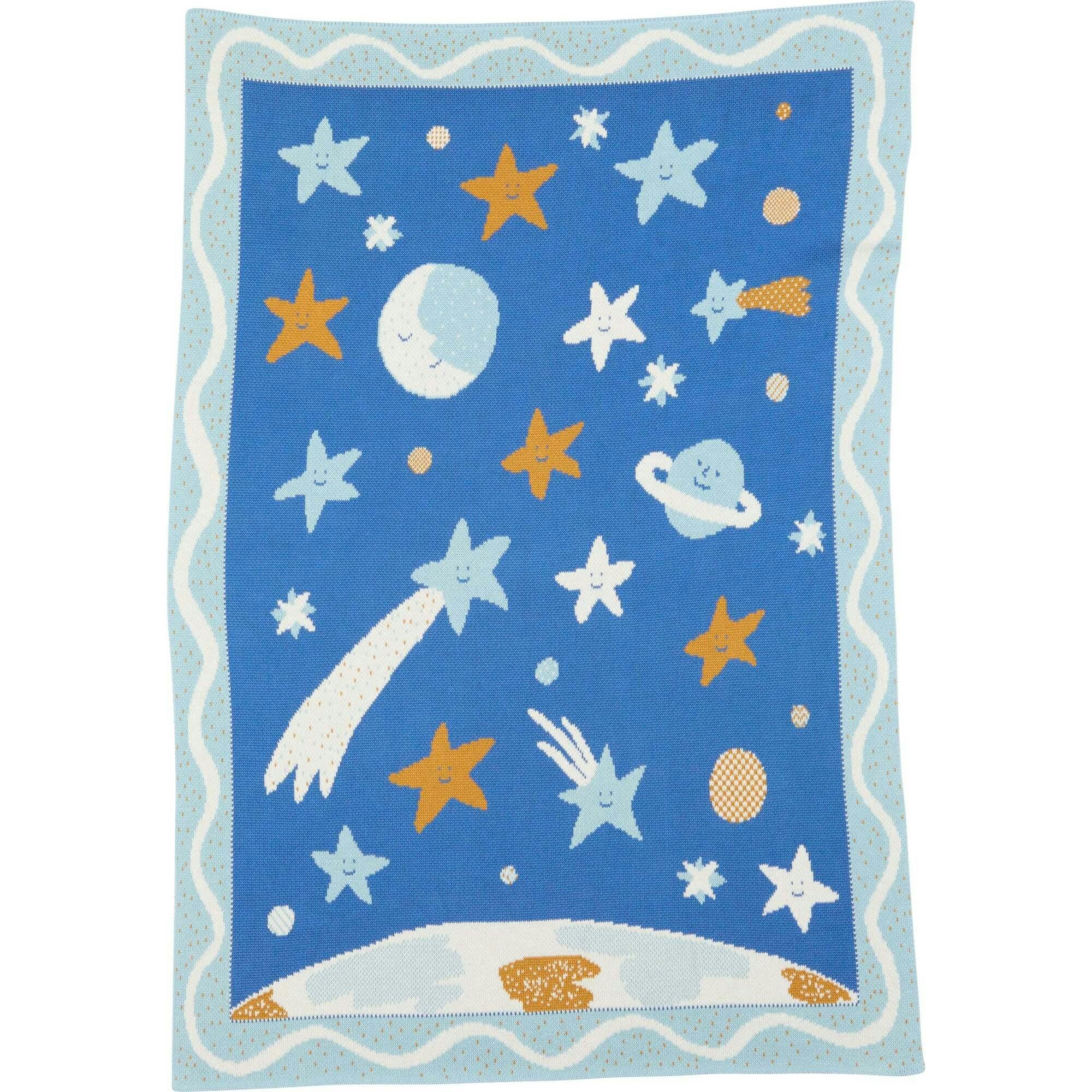Night Sky Knit Midi Blanket