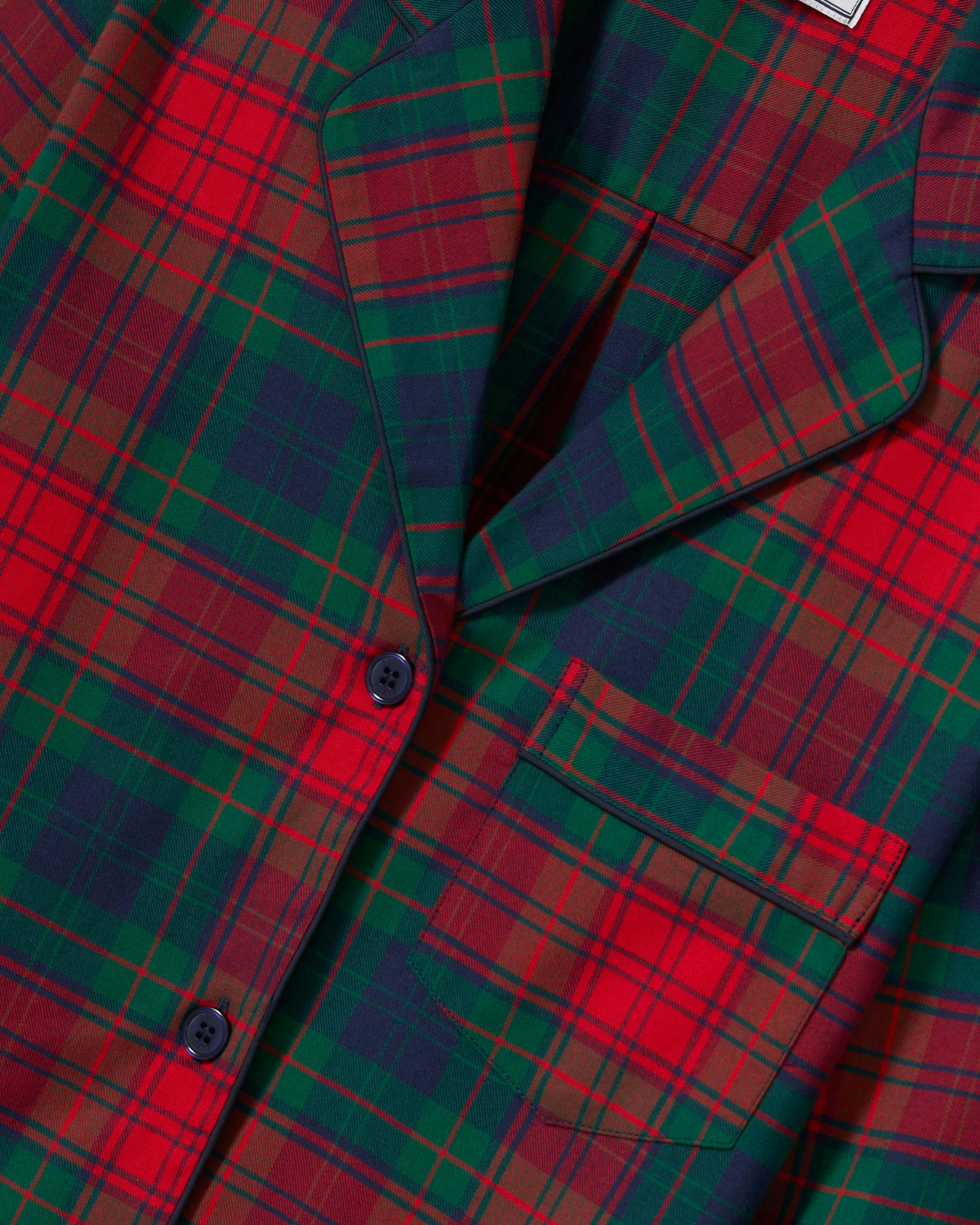 Women's Brushed Twill Nightshirt in St. James Tartan