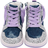 Skye High Top Denim Sneaker, Blue