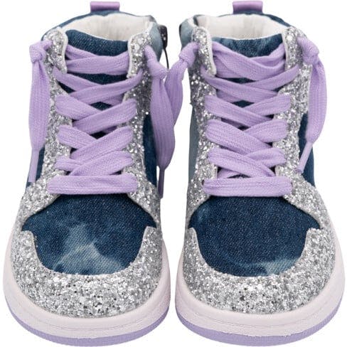 Skye High Top Denim Sneaker, Blue