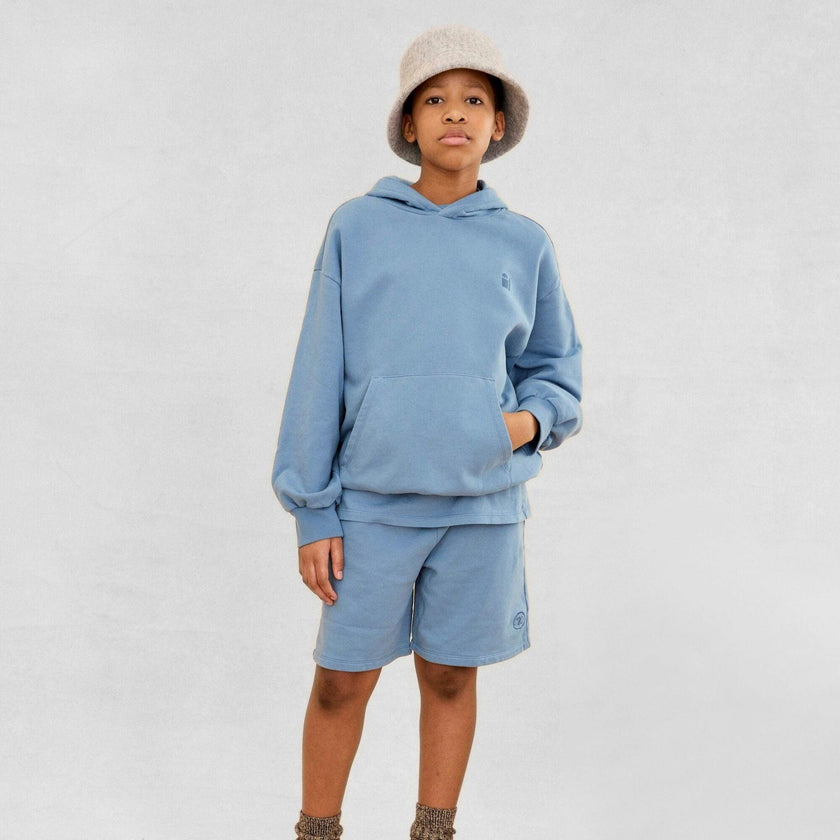 Natural Dye Everyday Shorts in Bluejay