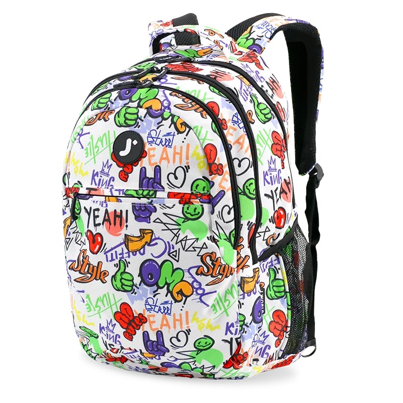 Cornelia Backpack with Lunch Bag and Pencil Case in Street Art