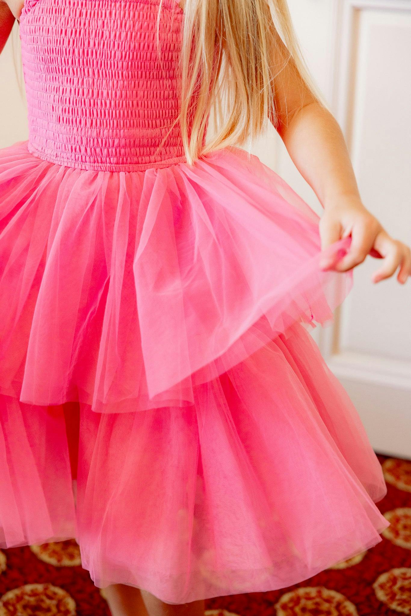 Mini Liza Dress in Pink