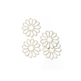Deco Gold Scallop Cocktail Napkins