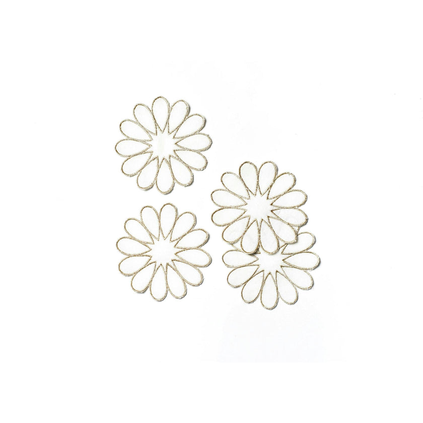 Deco Gold Scallop Cocktail Napkins