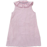 Molly Anne Dress in Red Seersucker