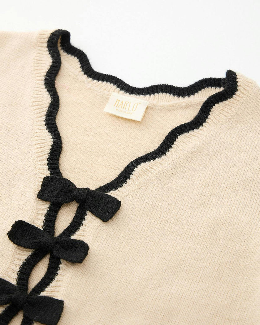 Carla Knit Cardigan, Crème