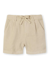 Sand Linen Cotton Shorts
