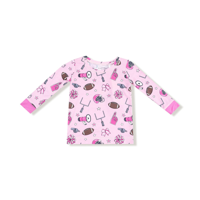 Game Day - Pink - Long Sleeve Loungewear Set