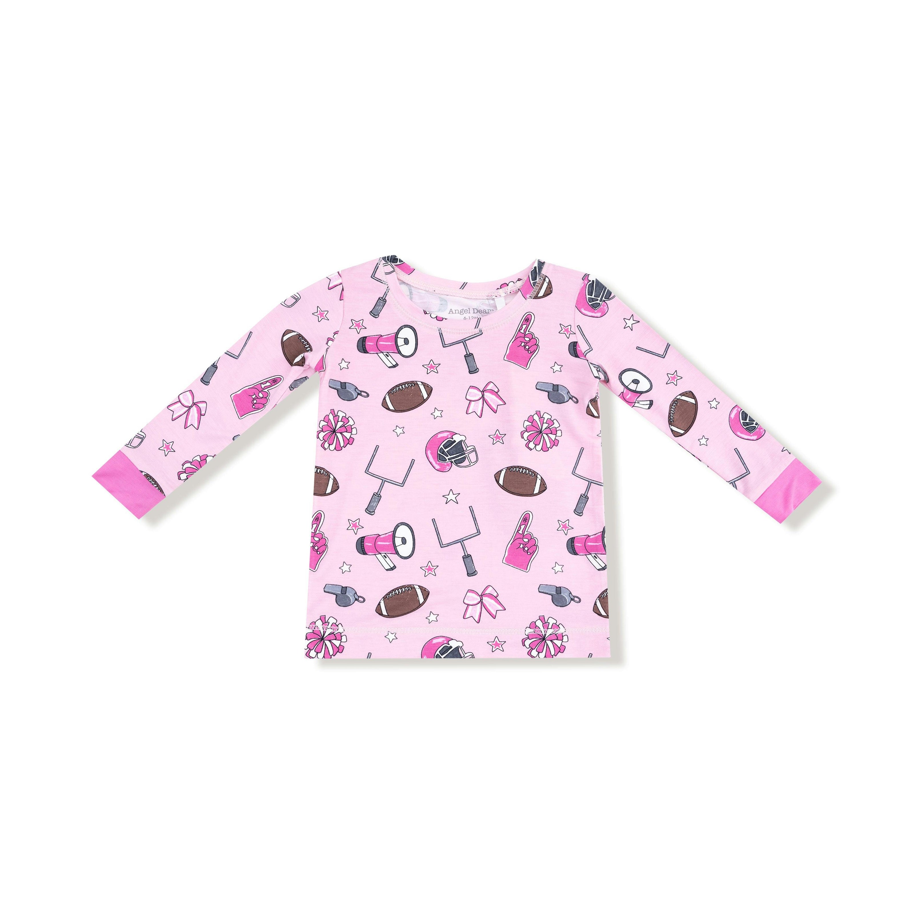 Game Day - Pink - Long Sleeve Loungewear Set