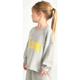 Baby My Boxy Cotton Crew Neck Long Sleeve Top