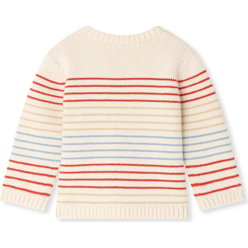 BONPOINT Aleksi Baby Pullover - Ra Ecru