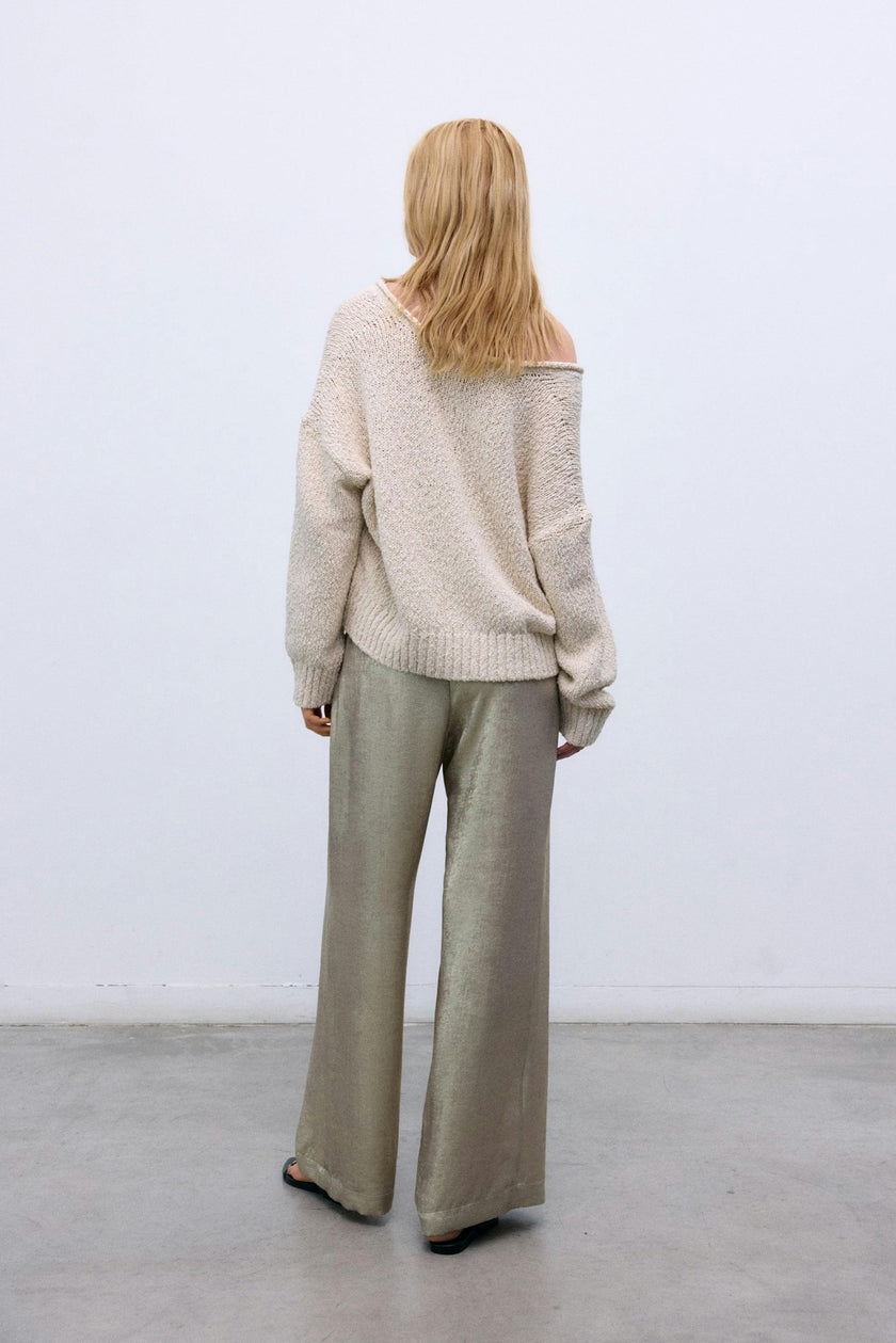 Saffron Woman Pant Gold