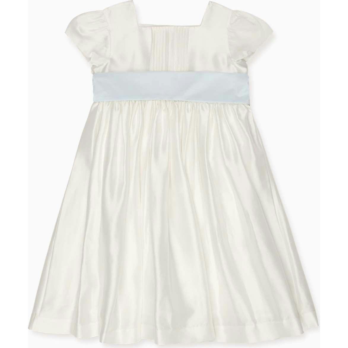 Ivory Emilie Silk Ceremony Girl Dress