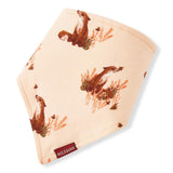 Floral Organic Cotton Three-Layer Kerchief Bib