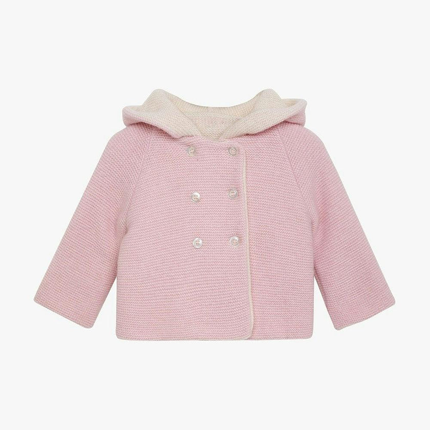 Baby Teddy Coat in Pale Pink
