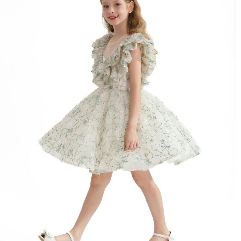Green Floral Honeydale Dress