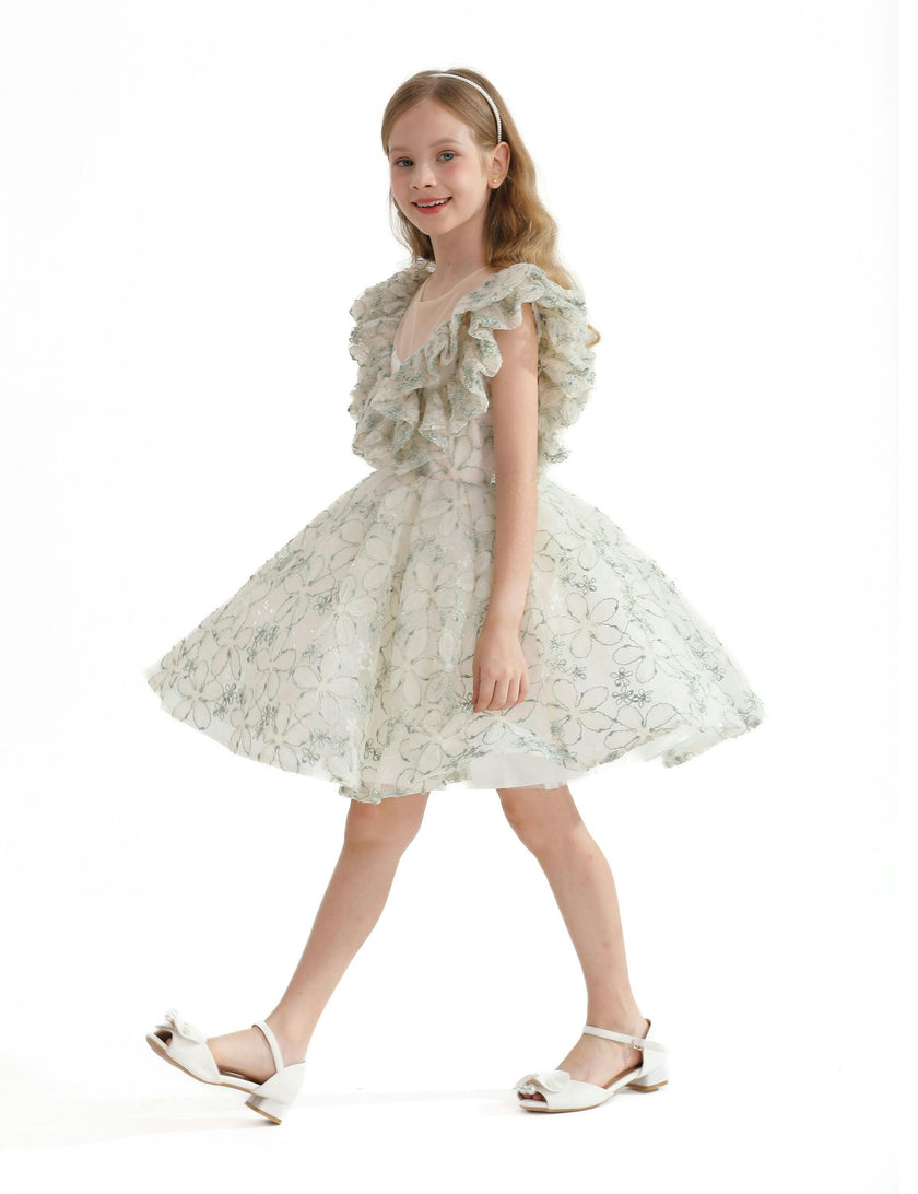 Green Floral Honeydale Dress