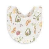 Clementine Fruit & Veggie Cotton Bandana Baby Bib (3 Pack)
