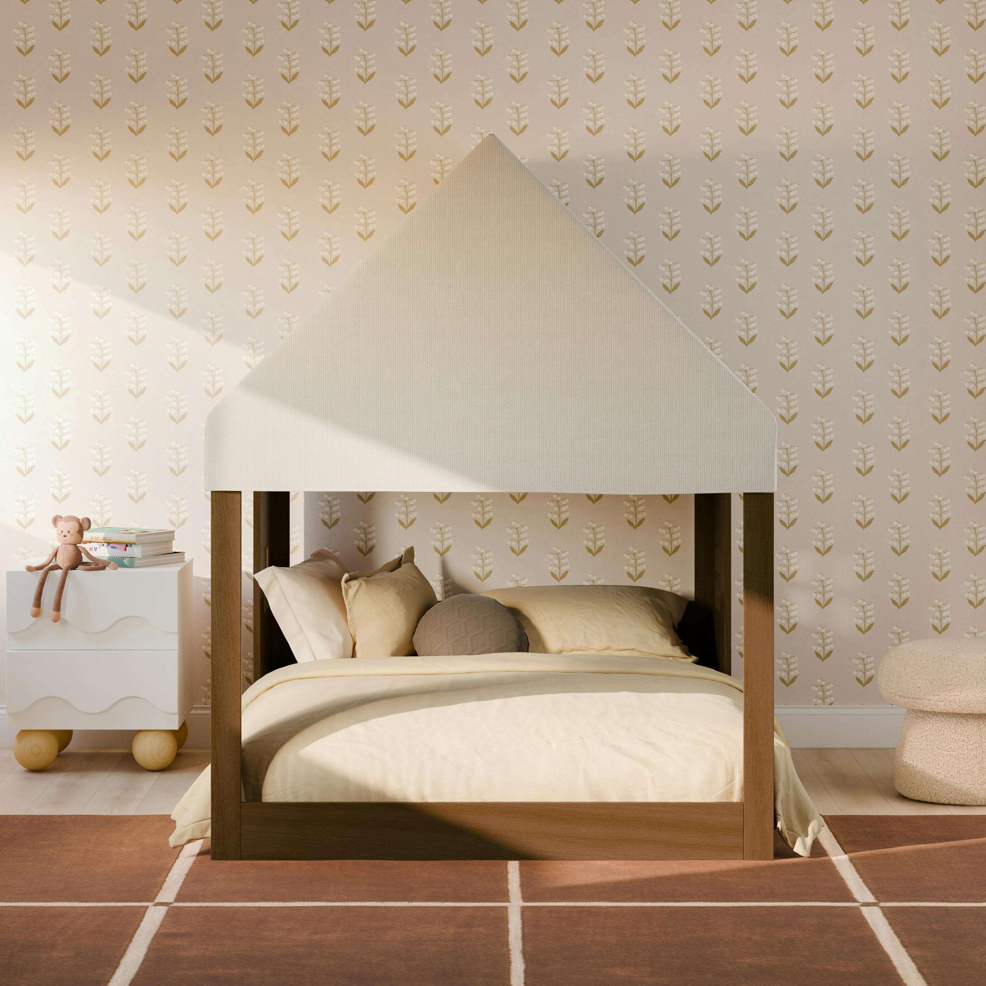 Uchi Canopy for Montessori-Inspired House Full Bed