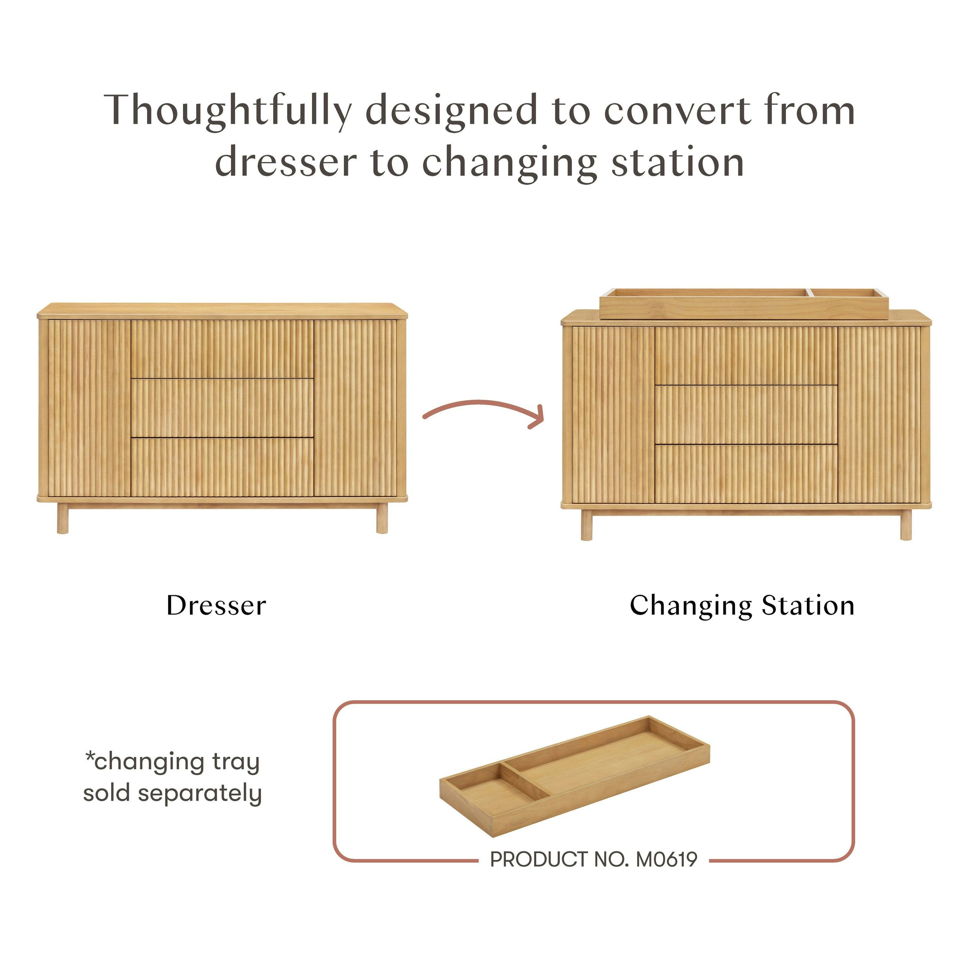 Babyletto Pogo Tambour Extra Wide Assembled Dresser (58
