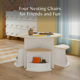 Babyletto Kids Nessa Nesting Play Table & Chair Set