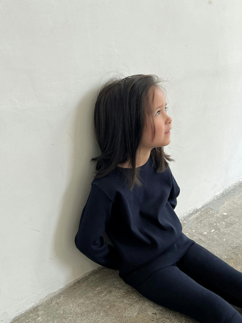 RIB SWEATSHIRT