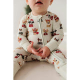 Boy's Long Sleeve Zip Romper