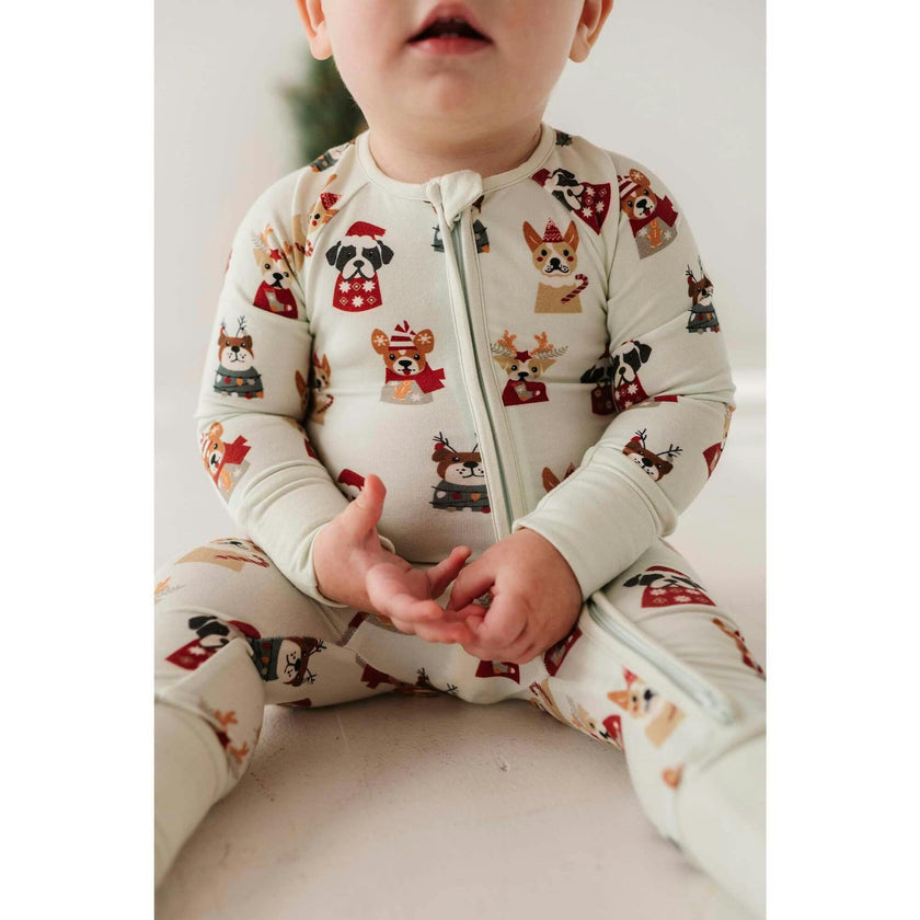 Boy's Long Sleeve Zip Romper