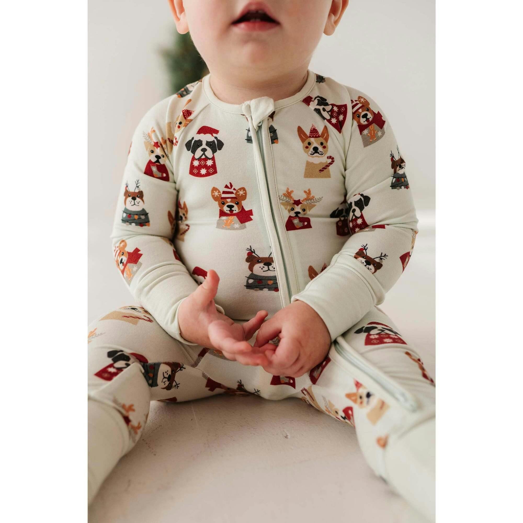 Boy's Long Sleeve Zip Romper