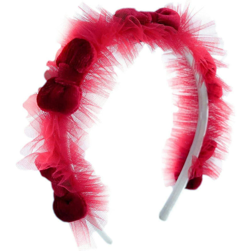 Holly Velvet Bow Headband