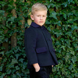 Navy Double Breasted Coat