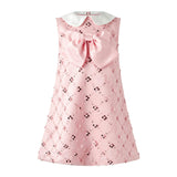 Peter Pan Collar Sequin Party Dress
