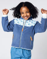 Kids Hydrangea Fleece Jacket