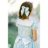 RIVIERA FLORAL BLUE HAIR CLIP