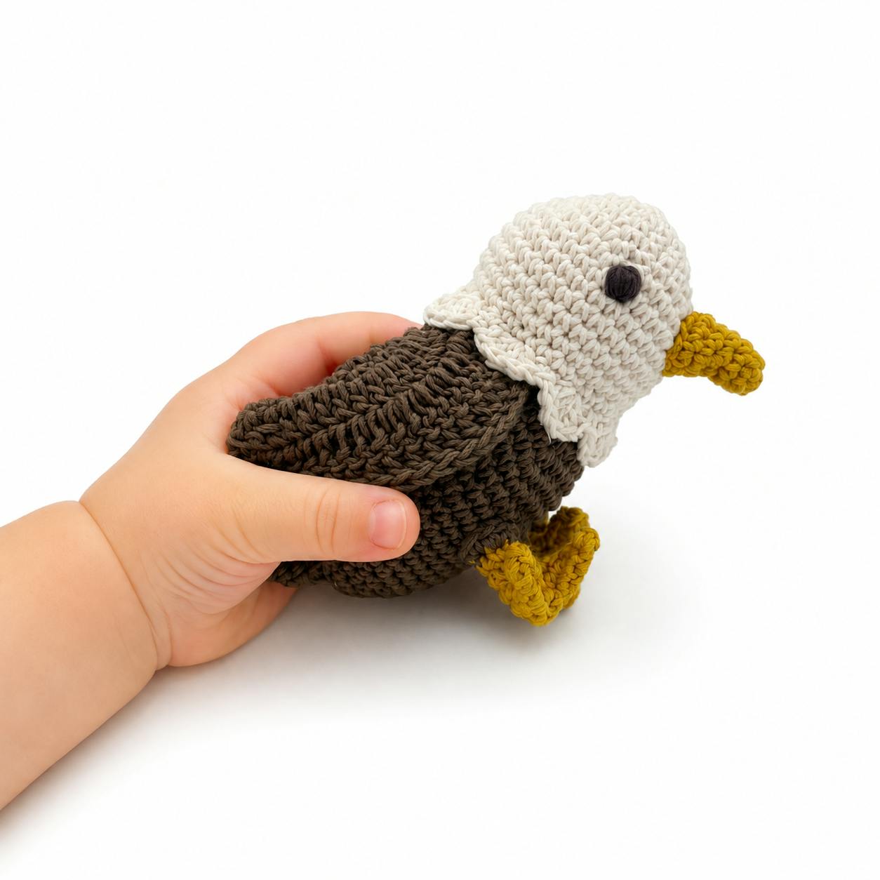 Eagle Rattle 100% organic cotton