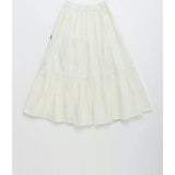 BARCOS EMBROIDERED SKIRT WHITE