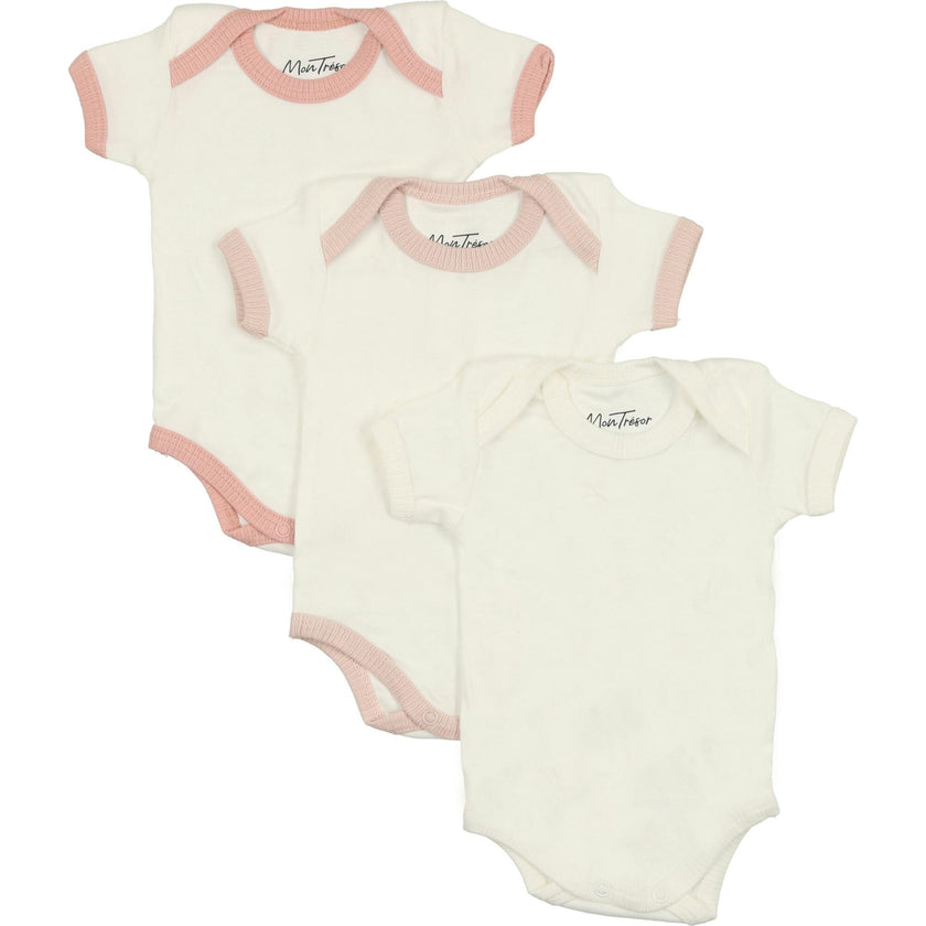 Short Sleeve Modal Onesie 3 Pack