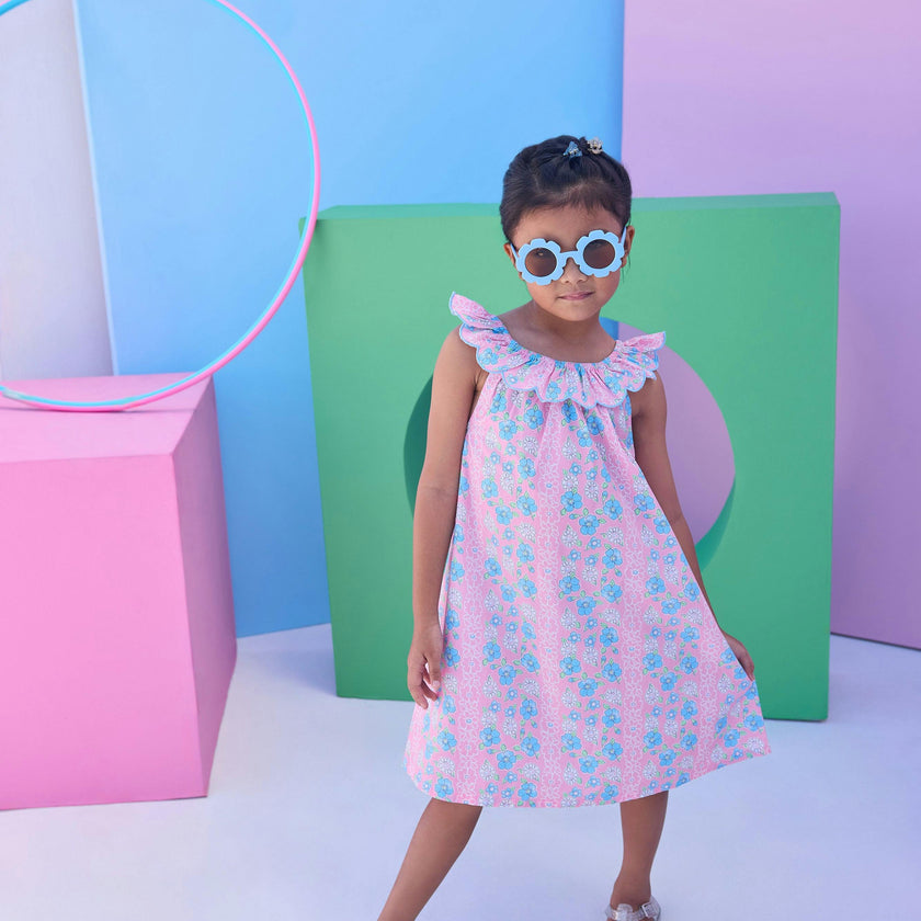 Flora Dress - Spring Marguerite Floral