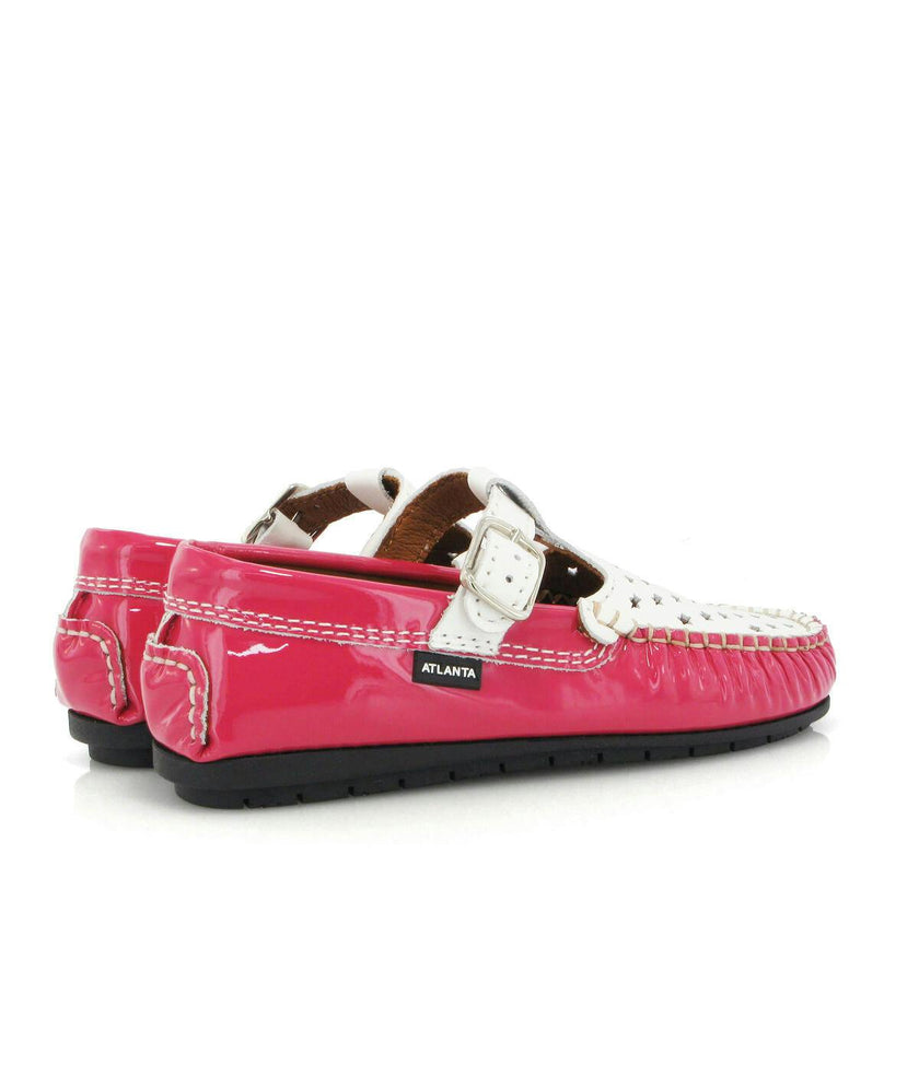 T-Walkers - fuchsia patent with stars