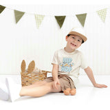 Hip Hop Skateboard Easter Short Sleeve T-Shirt - Natural Heather
