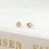 Four Leaf Clover Stud Earrings