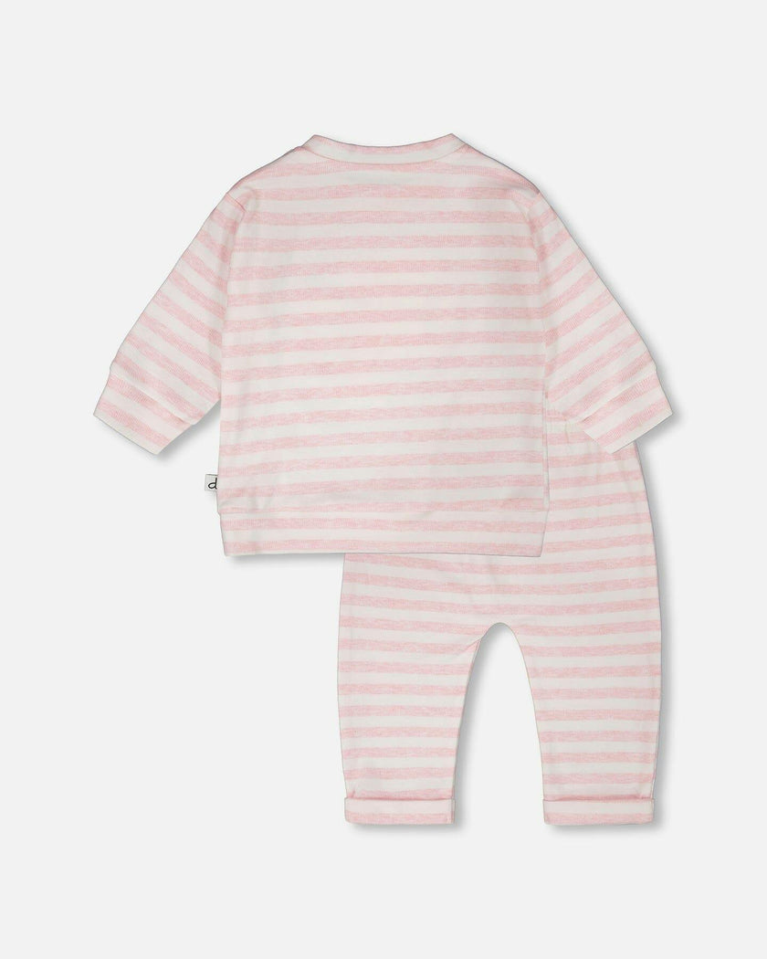 Cotton Jersey Top And Pants Set