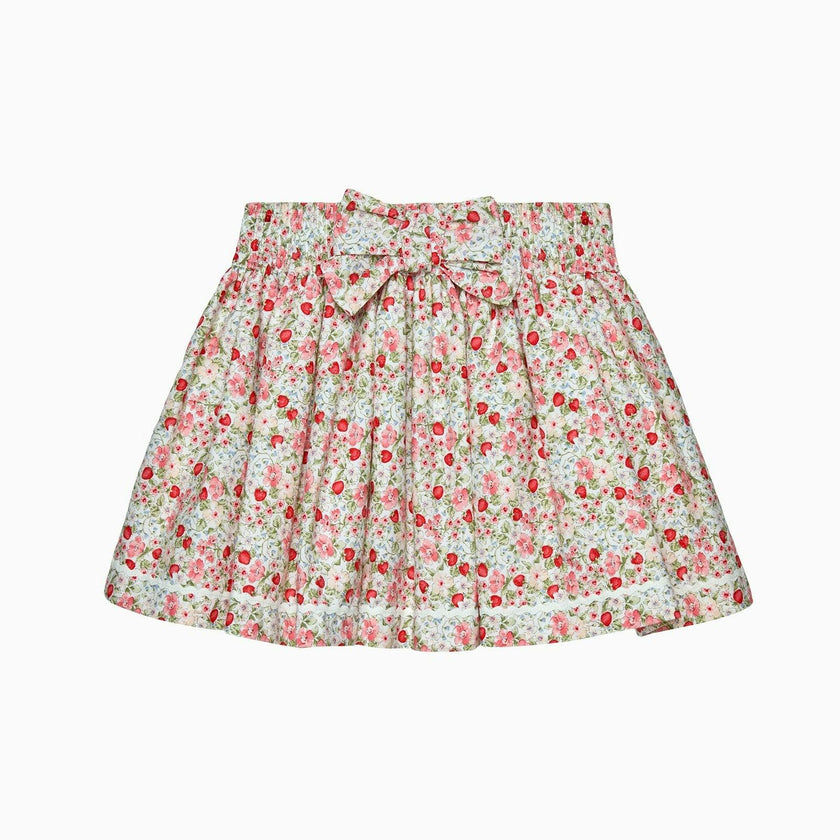 Strawberry Floral Skirt