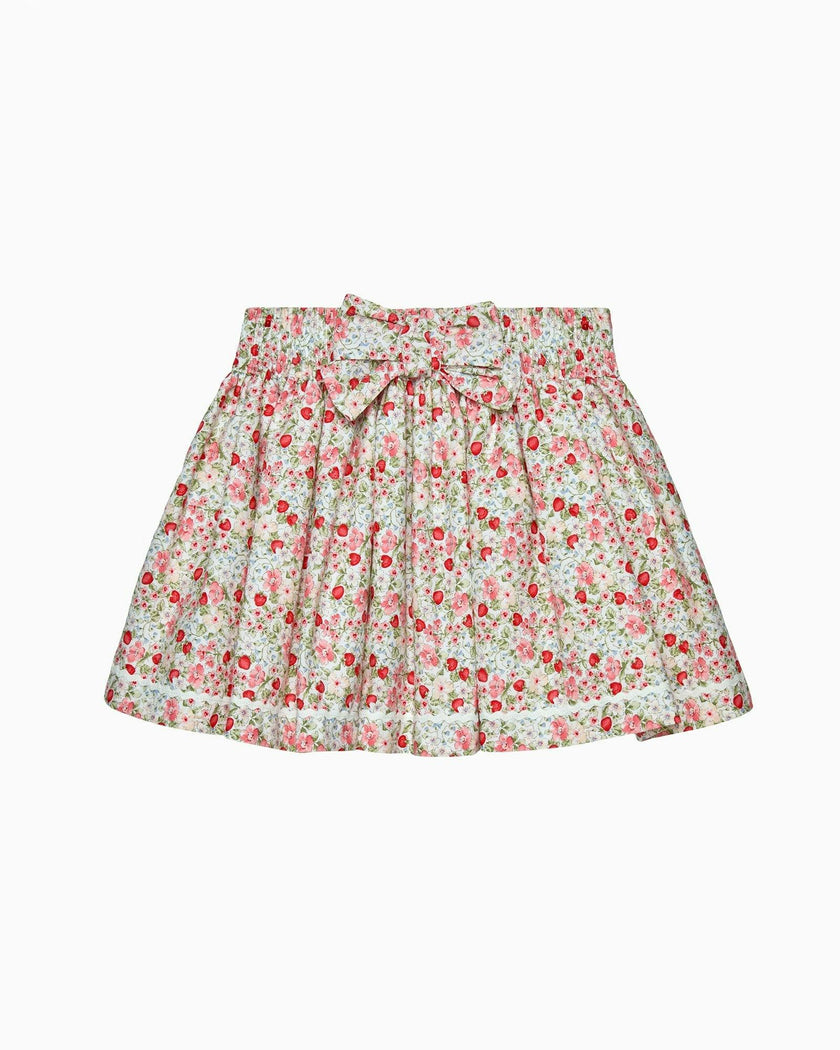 Strawberry Floral Skirt