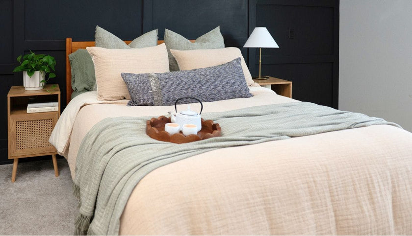 Sand Linen Duvet Cover