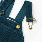 Evergreen Chunky Cord Overalls