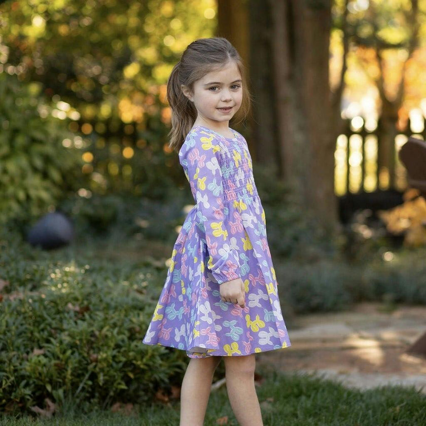 Ruched Dress in Balloon Animals
