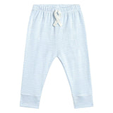 Harbor Stripe Baby Pant in Light Blue