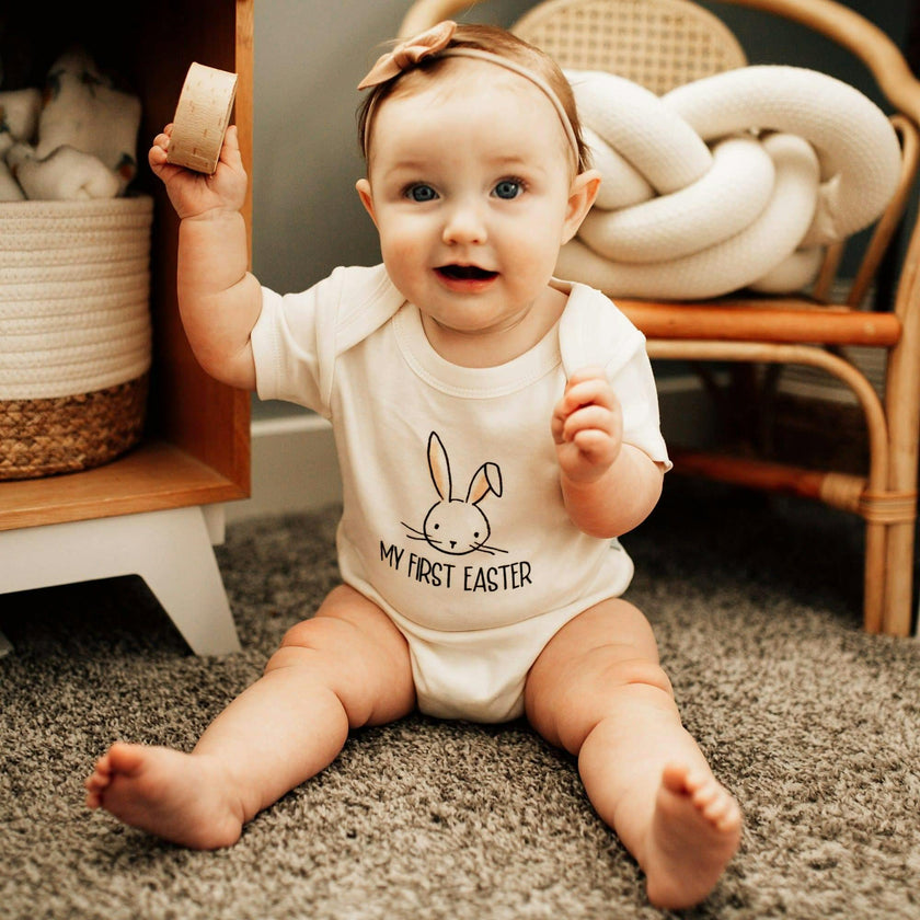 graphic bodysuit | my first easter